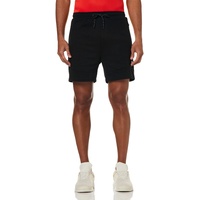 JACK & JONES Sweatshorts ohne Brush-Effekt in Schwarz-XS