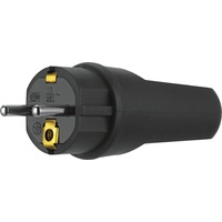REV Ritter REV 0512090555 Schutzkontaktstecker Gummi 250 V Schwarz