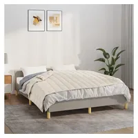 VidaXL Gewichtsdecke Hellcreme 152x203 cm 11 kg Stoff