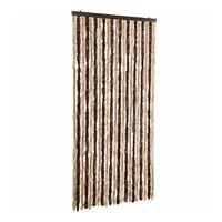 VidaXL Insektenschutz-Vorhang Beige und Hellbraun 90x200 cm Chenille