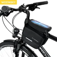 Wozinsky Rahmentasche für Fahrrad, Wozinsky SCHWARZ 1.5 LITER