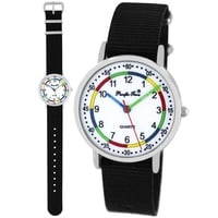 Pacific Time Armbanduhr Jungen Lernuhr Kinder Uhr wasserdicht Einschulung