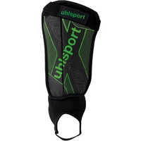 Uhlsport Flex Plate Schienbeinschoner Schwarz/Fluo Grün/Silber, L
