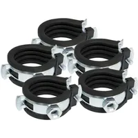 CORNAT - Rohrschellen mit Schallschutzeinlage Stahl/Gummi, verzinkt, ø 35