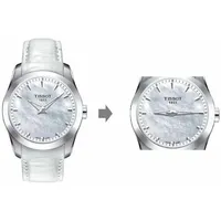 TISSOT Couturier Secret Date Leder 33 mm S0X6B0LFP2