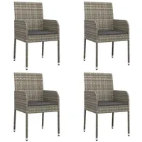 VidaXL Polyrattan Gartenstühle 48 x 55 x 88 cm