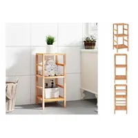 VidaXL Badregal 35,5x35,5x79 cm Massivholz Nussbaum