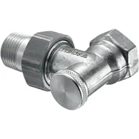 Schell Heizkörperverschraubung absperrbar 10 bar, Eck mattnickel,