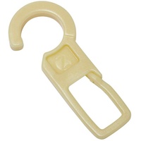 GARDINIA Faltenlegehaken kiefer, Für Ø 28 mm, 10 Stück,