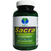 VitalLife Weihrauch Boswellia Sacra GOLD 180 Pulver Kapseln Natur