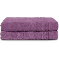 Komfortec Saunatuchset 70 x 200 cm lila 2 St.