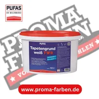 Pufas Tapetengrund weiß