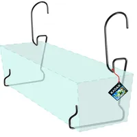 Kadax Blumentopfhalter, Pflanzenständer, aus Stahl, Universell, Schwarz
