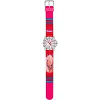 Scout 280378071 30mm Kunststoffgehäuse rosa Silikonarmband rot