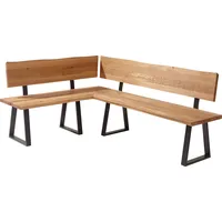 Massivline&more Eckbank MASSIVLINE & MORE "Oviedo 4", braun (braun,