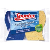 Spontex Geschirrschwamm, 19321008 mit Scheuerseite, 2 Stück