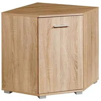 Priess Eckkommode braun