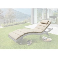 Destiny "POLSTER", beige (natur), B:200cm T:60cm, Polyester, Polsterauflagen, Polyester