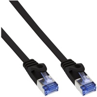 InLine Patchkabel flach, U/FTP, Cat.6A, schwarz, 1m