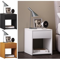 VCM Holz Nachttisch Schublade Sledo Mini