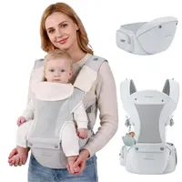 Bellababy Babytrage für 0-36 Monate, 3D Air Mesh Rucksack