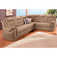Sit&more Ecksofa SIT & MORE "Bellevue L-Form", braun, B:265cm