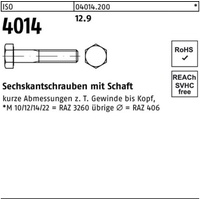 Industrial Quality Supplies ISO 4014 Sechskant-Schaftschraube M16x140 Stahl 12.9
