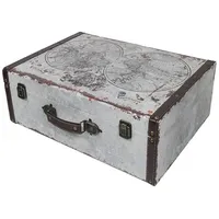 HMF VKO101 Vintage Koffer aus Holz, 44 x 32