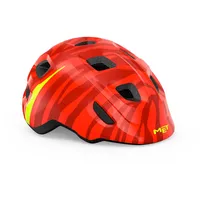 MET-Helmets MET Sport Hooray Helmet, Zebrarot/glänzend, S