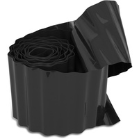 Powertec Windhager Rasenkante, Raseneinfassung, Beeteinfassung, Beetbegrenzung, Mähkante, Anthrazit, 500