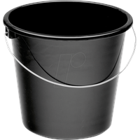 Nölle Profi Brush Putzeimer 737100 Schwarz 5 Liter