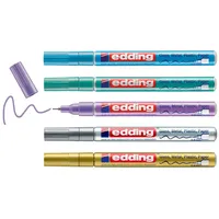 Edding Glanzlack-Marker edding 780 0,8mm metallic VE=5 Farben