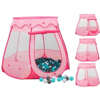 VidaXL Kinder-Spielzelt mit 250 Bällen Rosa 102x102x82 cm