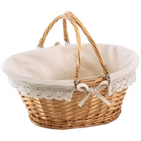 Kobolo Dekokorb BEND BASKET in Braun | Weidenkorb mit