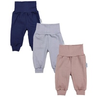 TupTam Baby Jungen Jogginghose mit Breitem Bund 3er Pack
