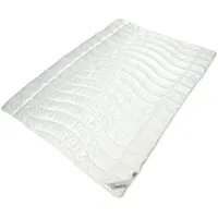 Sympathica Microfaser Feinbatist Leicht-Steppbett 200x200 cm Sommerdecke 500 g