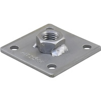 Pitzl 5-Lochplatte mit Mutter verschweißt ZiNiP beschichtet