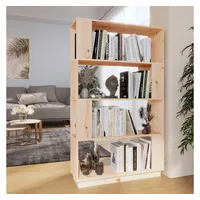 VidaXL Bücherregal 80 x 25 x 132 cm Braun
