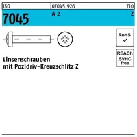 Industrial Quality Supplies ISO 7045 Form CZ Linsenkopfschraube VG