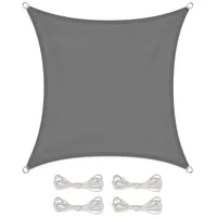Celinasun Sonnensegel wasserdicht inkl Befestigungsseile Basic Quadrat 2,6 x
