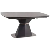 Feldmann-Wohnen Esstisch, Grau, Grau, Holz, Rechteckig,Rechteckig, 160x76x90 cm, Esszimmer,