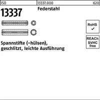 Industrial Quality Supplies ISO 13337 Spannstifte Federstahl 10 x