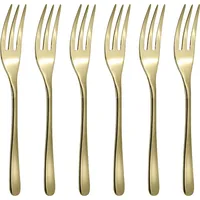 Sambonet Taste PVD 6 Forchette D Dolce Oro Lucido