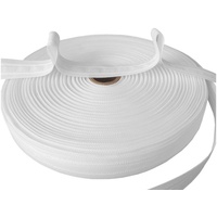 BestLivings Faltenband mit 1er Falte Weiß 25mm (Länge: 5m