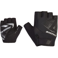Ziener CURDT Fahrrad-/Mountainbike-/Radsport-Handschuhe | Kurzfinger - atmungsaktiv/dämpfend, Black, 6,5