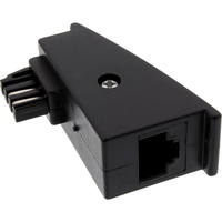 InLine Tae-F Adapter, Stecker auf RJ45 Buchse, 8P2C für