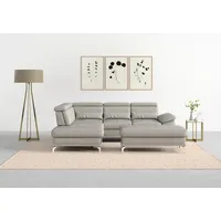 Sit&more Ecksofa »Cabrio L-Form, mit Sitztiefenverstellung, Arm- und Kopfteilverstellung«,