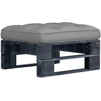 VidaXL Garten-Palettenhocker 1 Stück  schwarz