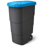 Prosperplast Wheeler 90L Müllbehälter mit Rädern und Deckel Mülltonne