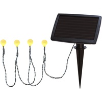 StarTrading LED Solar Lchterkette Kugeln 20 warmweiße Mini Bälle